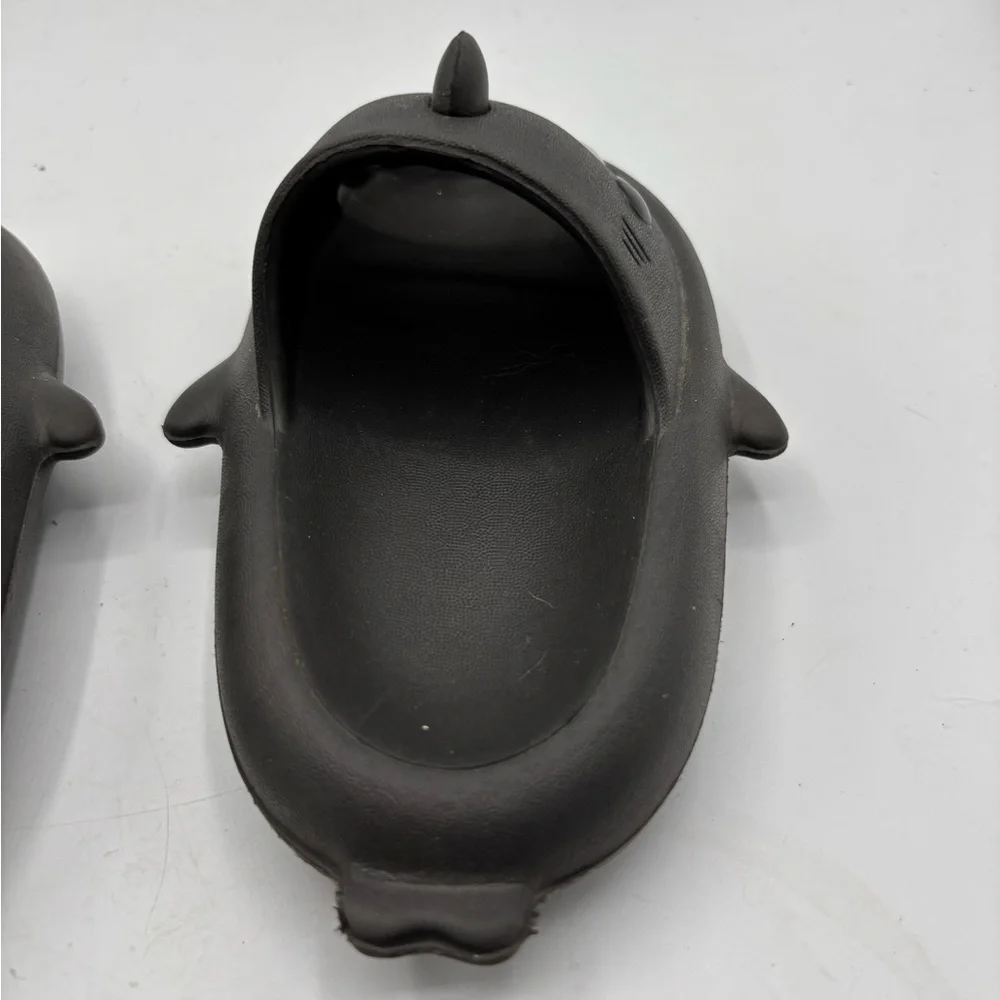 Kids Shark Slide Sandals Gray Size 150 (Approx. US Little Kid 8-9)